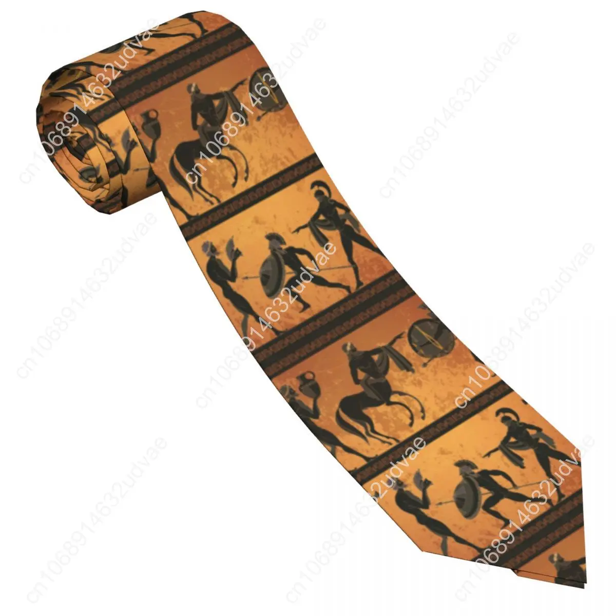 Mens Tie Slim Skinny Ancient Greece Scene Ancient Greek Mythology Necktie Necktie Free Style Men Tie Party Wedding