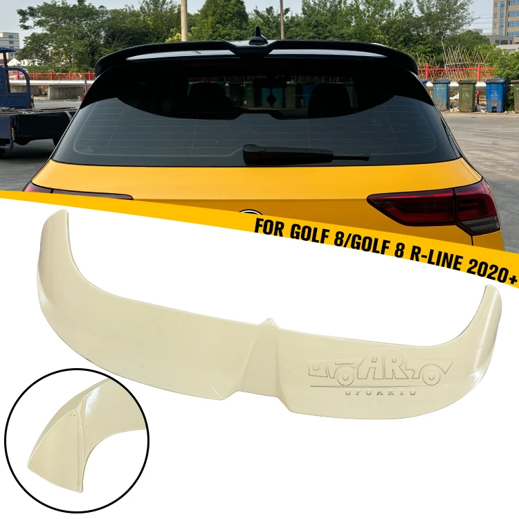 

For Rear Wing Glossy Black ABS Rear Tail Spoiler Style 2 Rear Car Spoiler for VW Volkswagen Golf 8 Golf MK8 R-Line 2020+