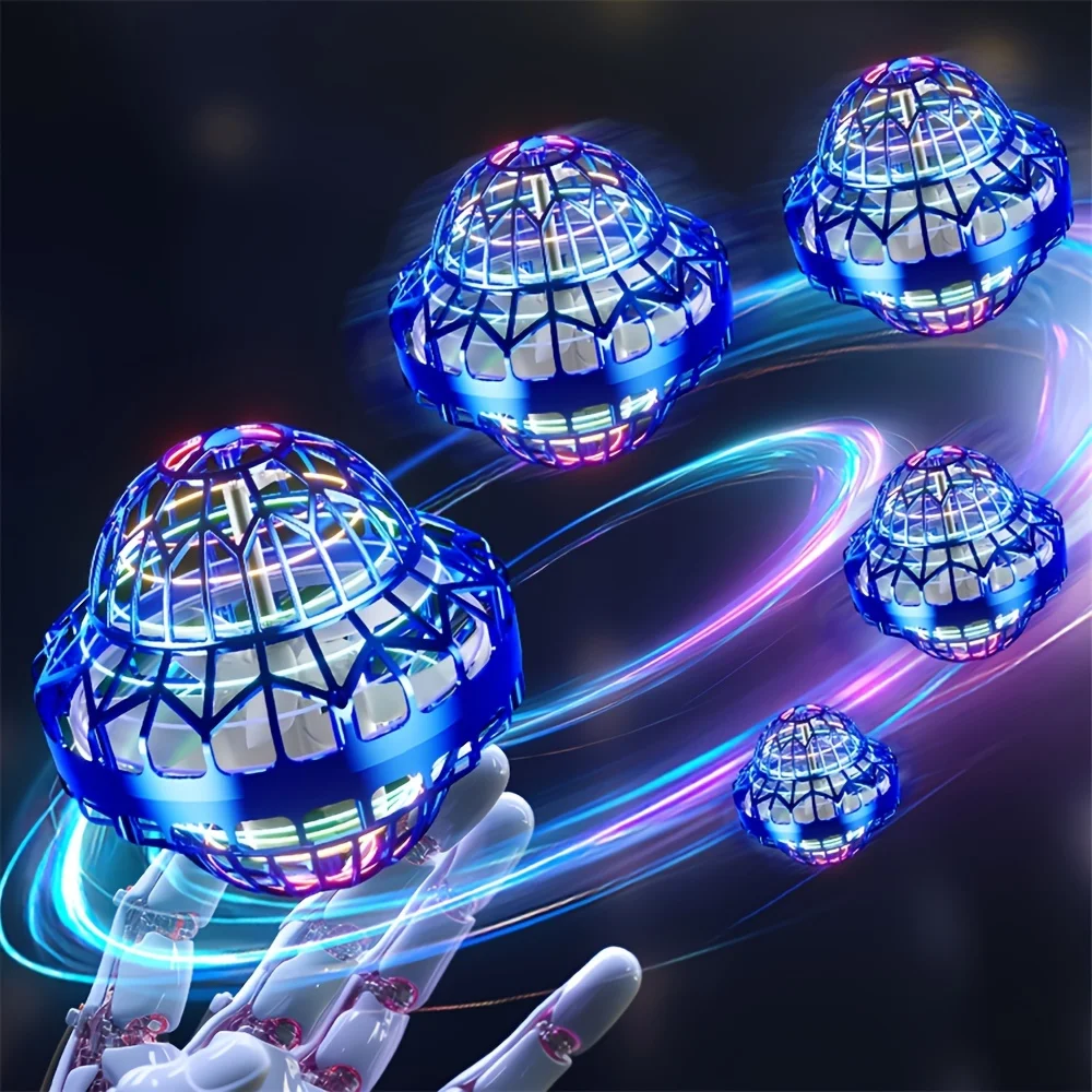 LYBMTWF Juguete de pelota voladora de inducción inteligente, bola flotante de Boomerang controlada a mano, platillo cósmico, bola oscilante giratoria voladora, regalo de juguete