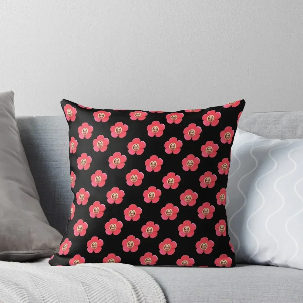 

Jhope Chuseok Flower (Black) Throw Pillow luxury sofa pillows luxury home accessories Decorative Cushion Cover pillow