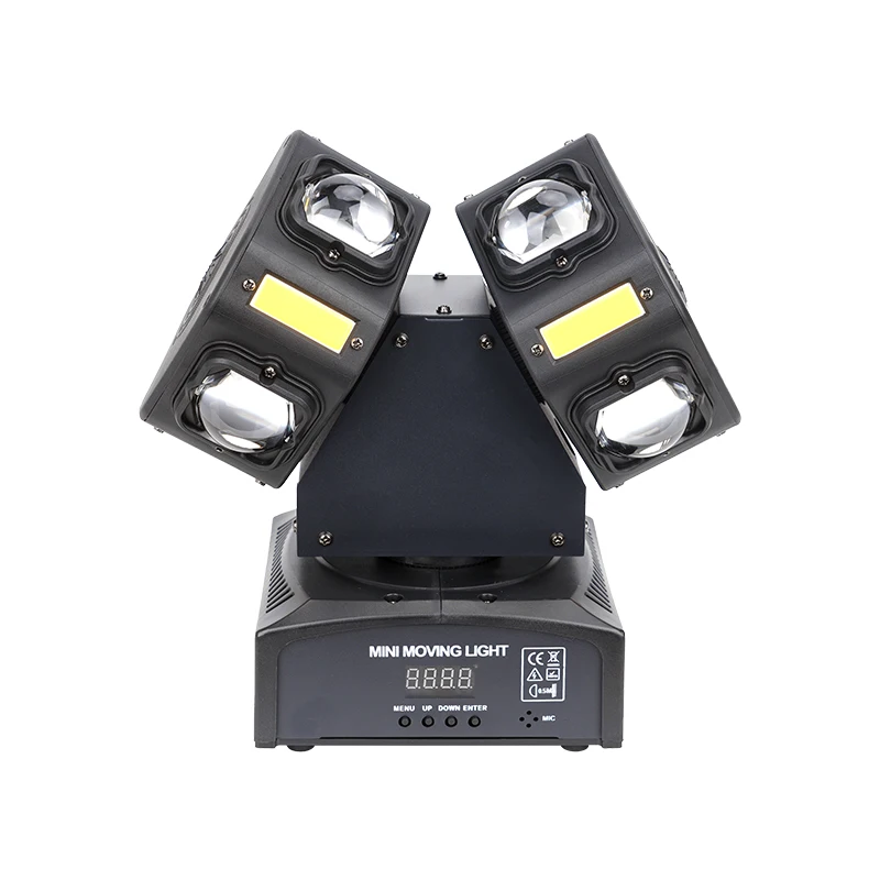 120W Moving Head Light LED Stage Light  AC100-240V DMX512 17CH Auto Positioning Master Slave Mode for Professional Stage Show