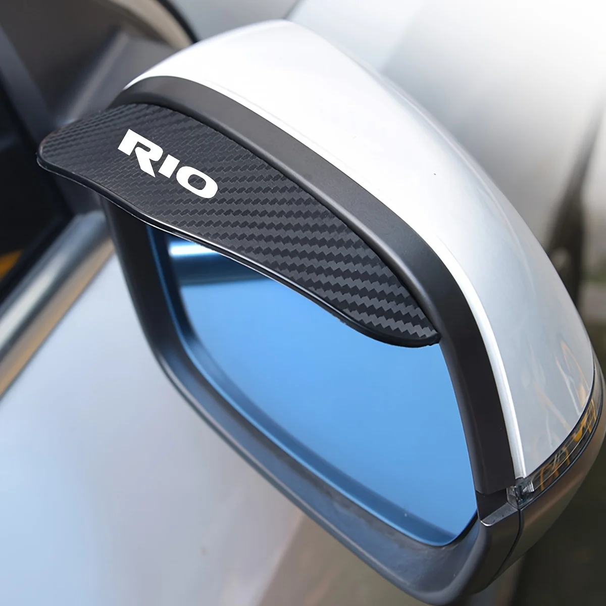 

1pair Car Rain Eyebrow Sticker Rearview Mirror Cover Tuning Accessories for KIA RIO 3 4 K2 K3 Car Rearview Mirror Shelters