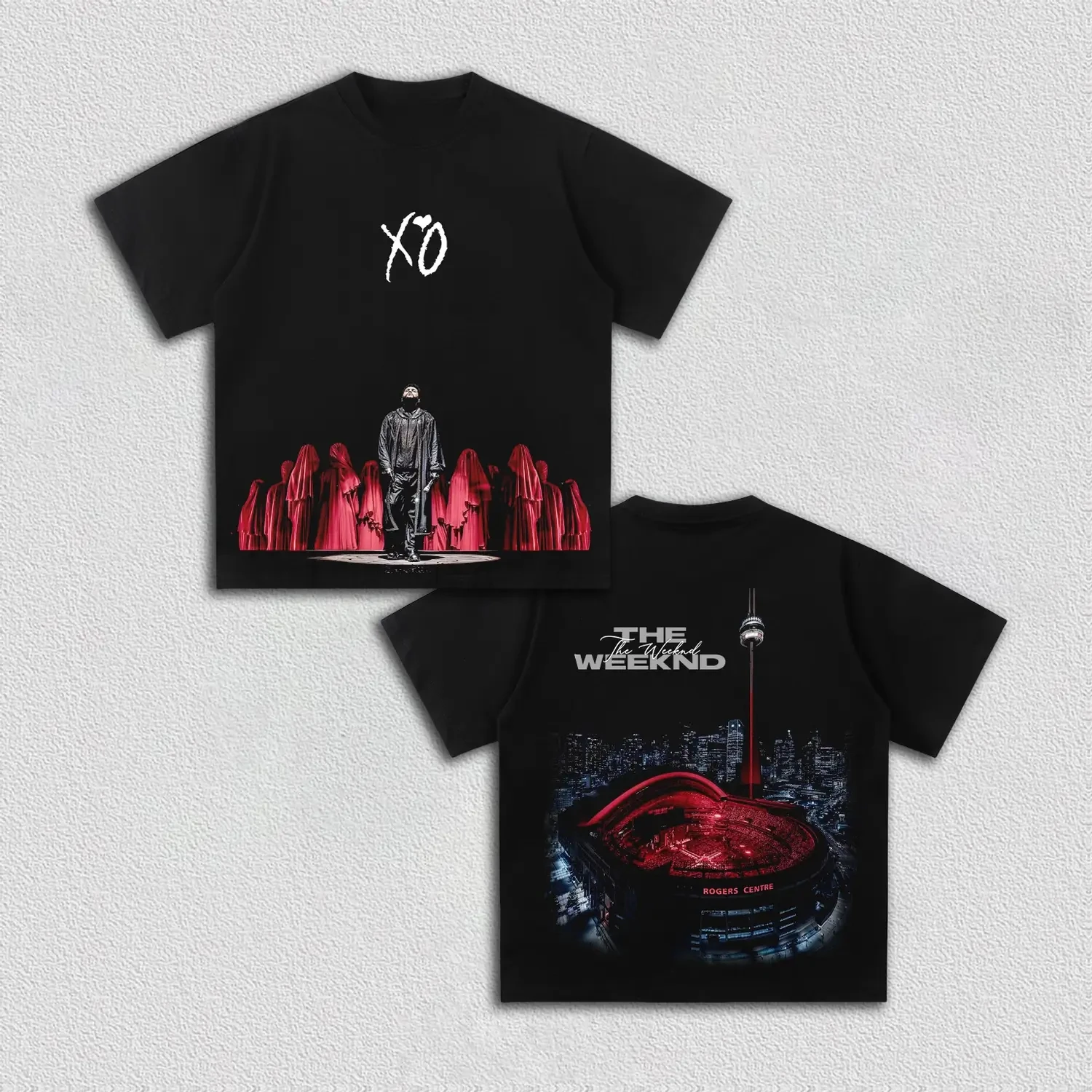 T-shirt homme 100% coton XO The Weeknd avec graphismes, collection été 2026, col rond, style Y2K Hip Hop, manches courtes, pour femme, cadeau pour fan de musique