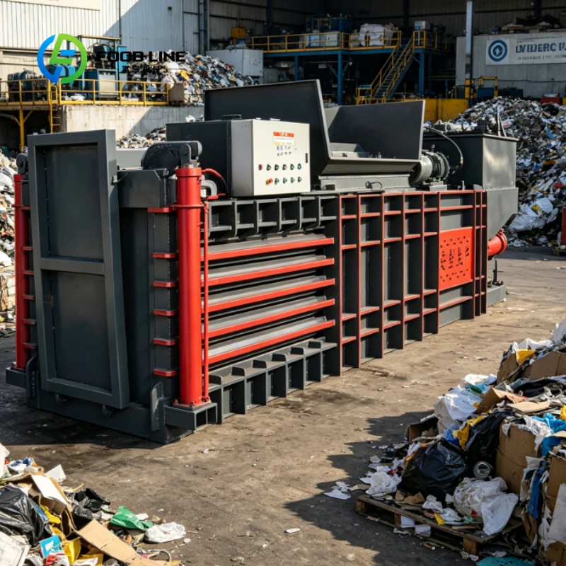 Customized Hydraulic Baler with 300T Compression Force, Wear-Resistant Steel Body 24-Hour Continuous Operation for Metal Plants