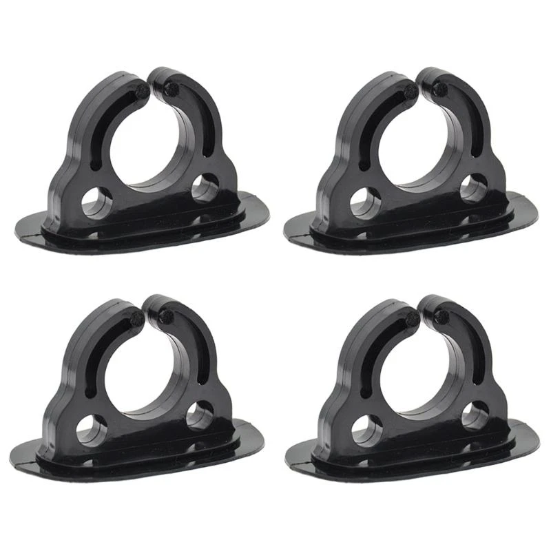 

652F 4 Pcs Kayak Paddle Holder Clips Paddle Hanger Keeper Durable Plastic Paddle Oar Holder Clips Kayak Accessories