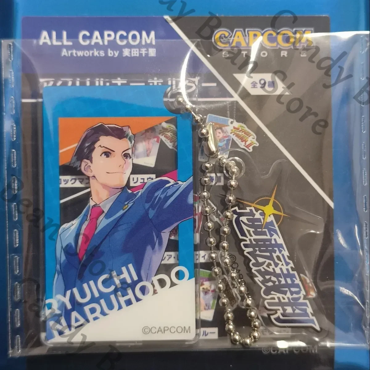 

Anime Genuine Ace Attorney Phoenix Wright Cosplay Acrylic Pendant Cartoon Keychain Keyring Key Chain Adorn Gift