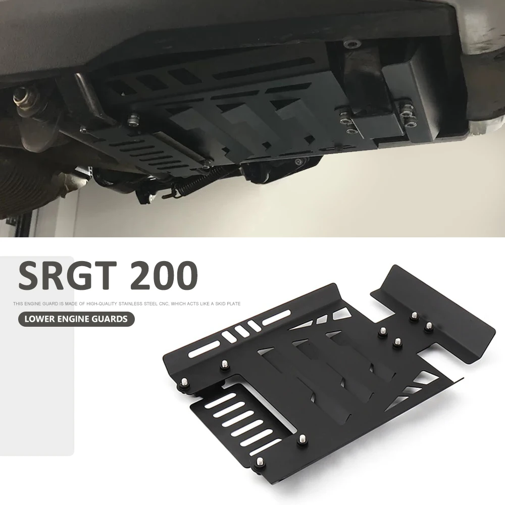 

New For Aprilia SRGT200 SRGT 200 Belly Pan Protector SR GT200 SR GT 200 2022 2023 Lower Engine Chassis Guard Skid Plate Cover