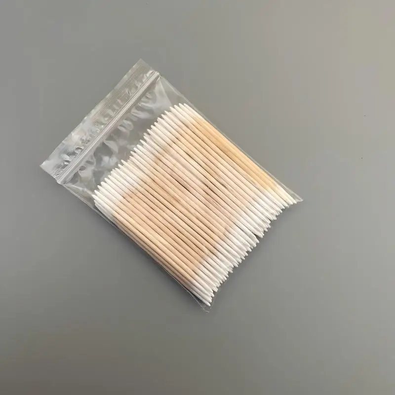 1/3/5P cs Double Pointed Cotton Swabs Embroidered Needle Tips Ultra-fine Cleaning and Makeup Multifunctional Cotton Swabs