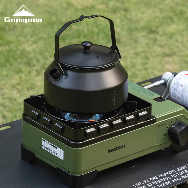 

CAMPINGMOON BKSW-1 посуда для кемпинга, оборудование из нержавеющей стали, чайник для кофе, портативный чайник для пикника, уличный чайник