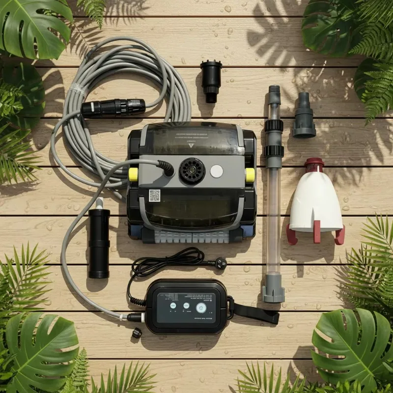 Efficient Pool Robot Cleaner Swimming Pool Vacuum Underwater Cleaning Wired Electric Swimming Pool Vacuum Cleaner WC-4014