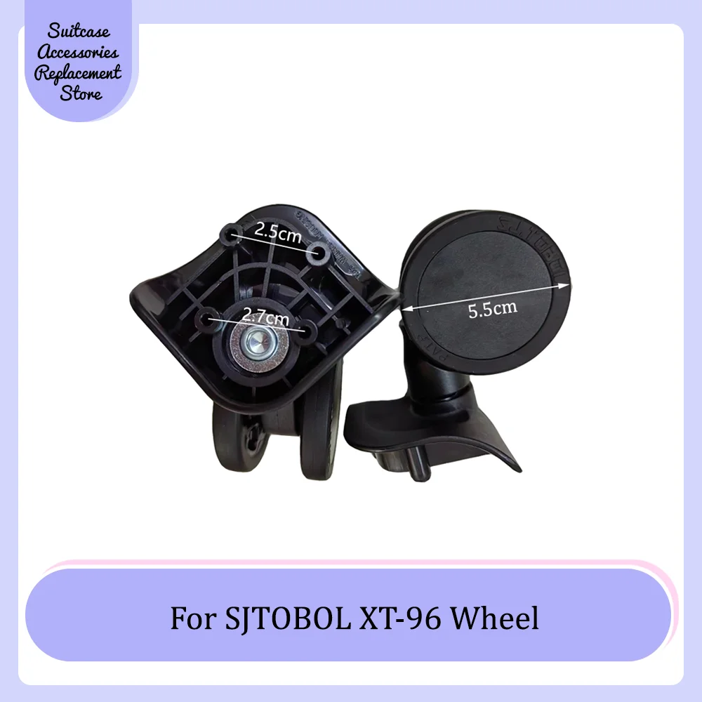 

For SJTOBOL XT-96 Universal Wheel Replacement Trolley Suitcase Smooth Silent Shock Absorbing Durable Roller Accessories Wheels