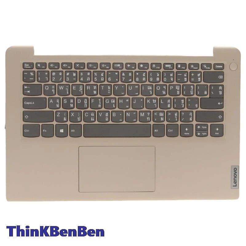 TH Thai Sand Pink Keyboard Upper Case Palmrest Shell Cover For Lenovo Ideapad 4s ITL ALC 2021 3 14ALC6 14ITL6 14ADA6 5CB1C04575