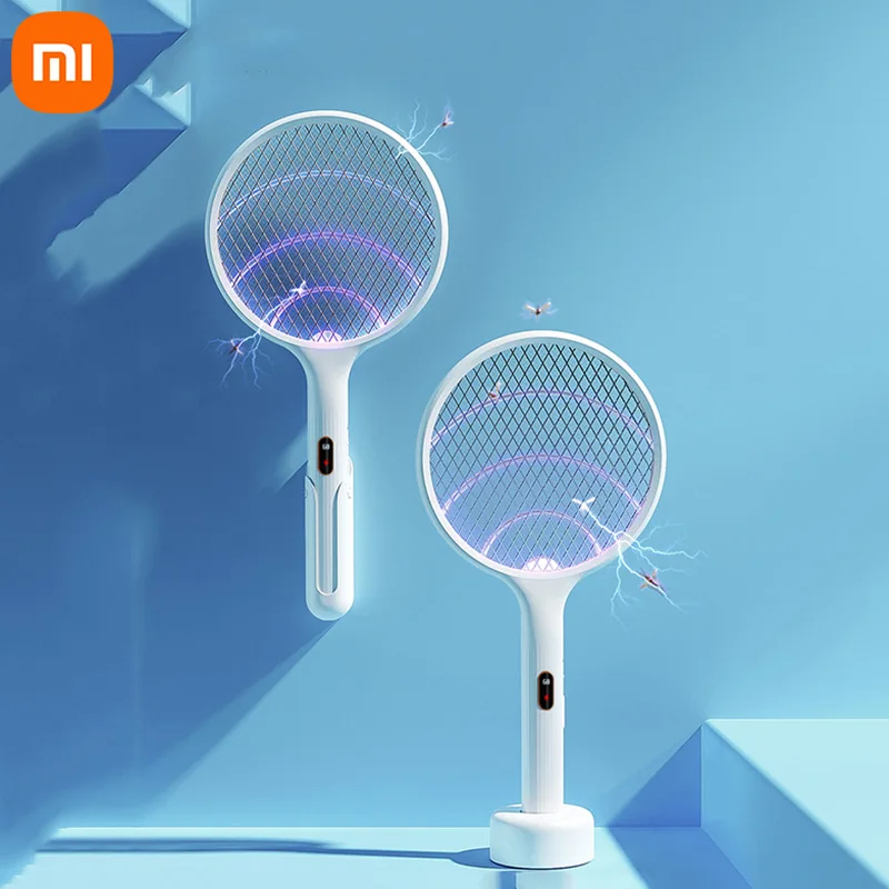 

Электрическая мухобойка Xiaomi Youpin, перезаряжаемая москитная лопатка, удобный ручной настенный дисплер для уничтожения насекомых и мух