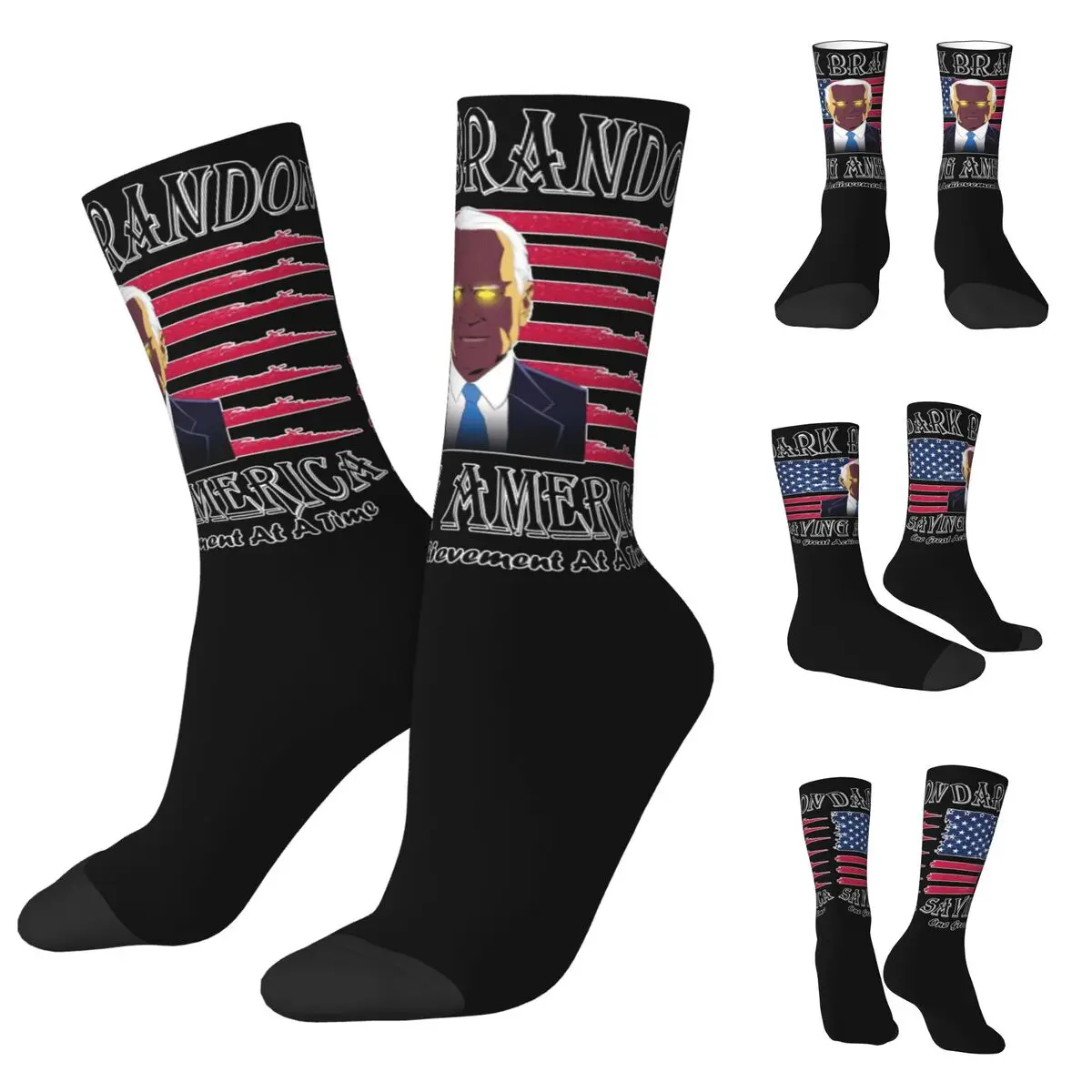 Darkness Biden Dark Brandon 2024 Men and Women printing Socks,fashion Applicable throughout the year Dressing Gift