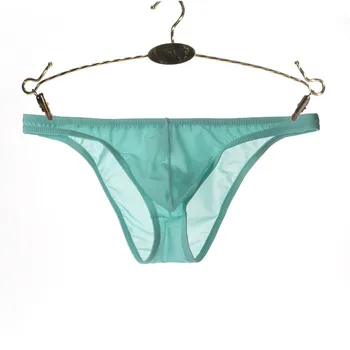 남성용 아이스 실크 초박형 속옷, 섹시한 U 벌지 파우치, 남성용 팬티, 신축성 있는 편안한 속옷, 속건성 속옷 