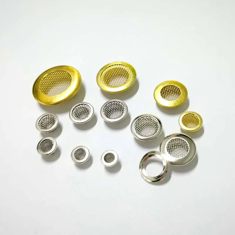 Silvery/Brass  Eyelets Grommets With Washers 8-22mm Mesh Rivet For Leather Canvas Bag Clothes Craft Repair Sewing Grommet