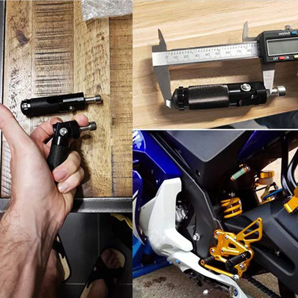 

1 Pair Of Durable Aluminum Motorcycle Foot Pegs Replacement Pedals For Motorcycle Modification