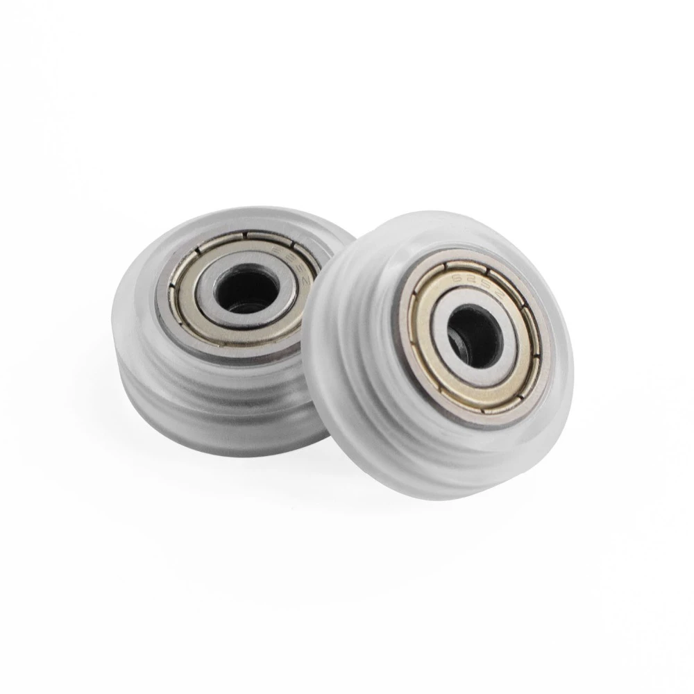 T88C 20Pcs 3D Printer Clear Polycarbonate Wheel Plastic Pulley Linear Bearing for -10 S5 3 Pro Printer