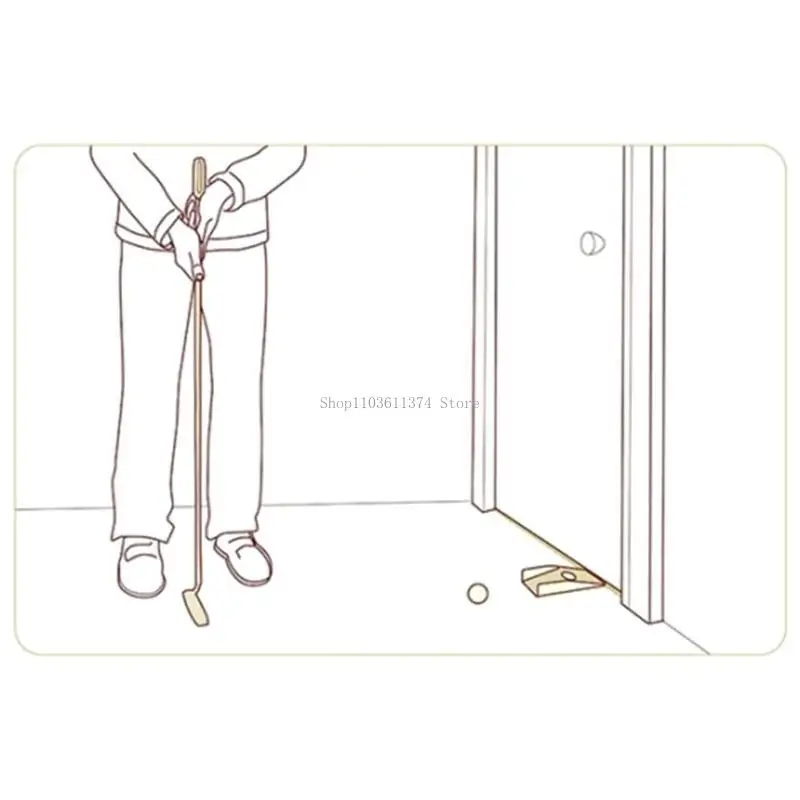Golf Game Office Home Carpet Putt Aim for Golf Enthusiasts Green Decor Door Stop