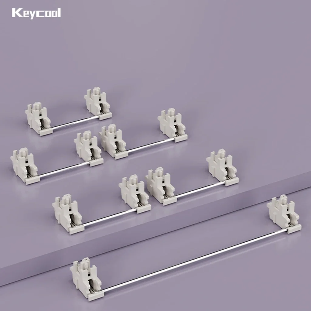 Pelat PCB Keycool Pelat Pemosisian Sakelar Satelit untuk Keyboard Mekanis Kustom Perjalanan Singkat Presisi Tinggi Pra-pelumas 6,25U