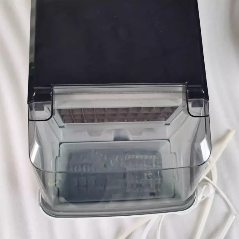 Ice Maker Machine Mini Portable Ice Cube Block Making Automatic   Countertop Ice Machines for Commercial Home Food Beverage