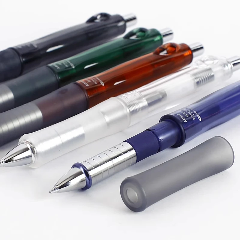 Japan Automatic Pencil PILOT Gravity DIY Personalized Adjustable Anti-fatigue Grip Pencil 0.5MM Nib Transparent Color Pencils