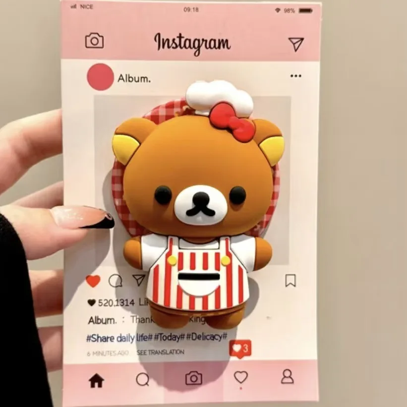 SoportemagnéticoparateléfonoMagsafeTok,bonitosoportededibujosanimados3DRilakkumaparaiPhone,soportedecargainalámbricoplegable-AliExpress202192403