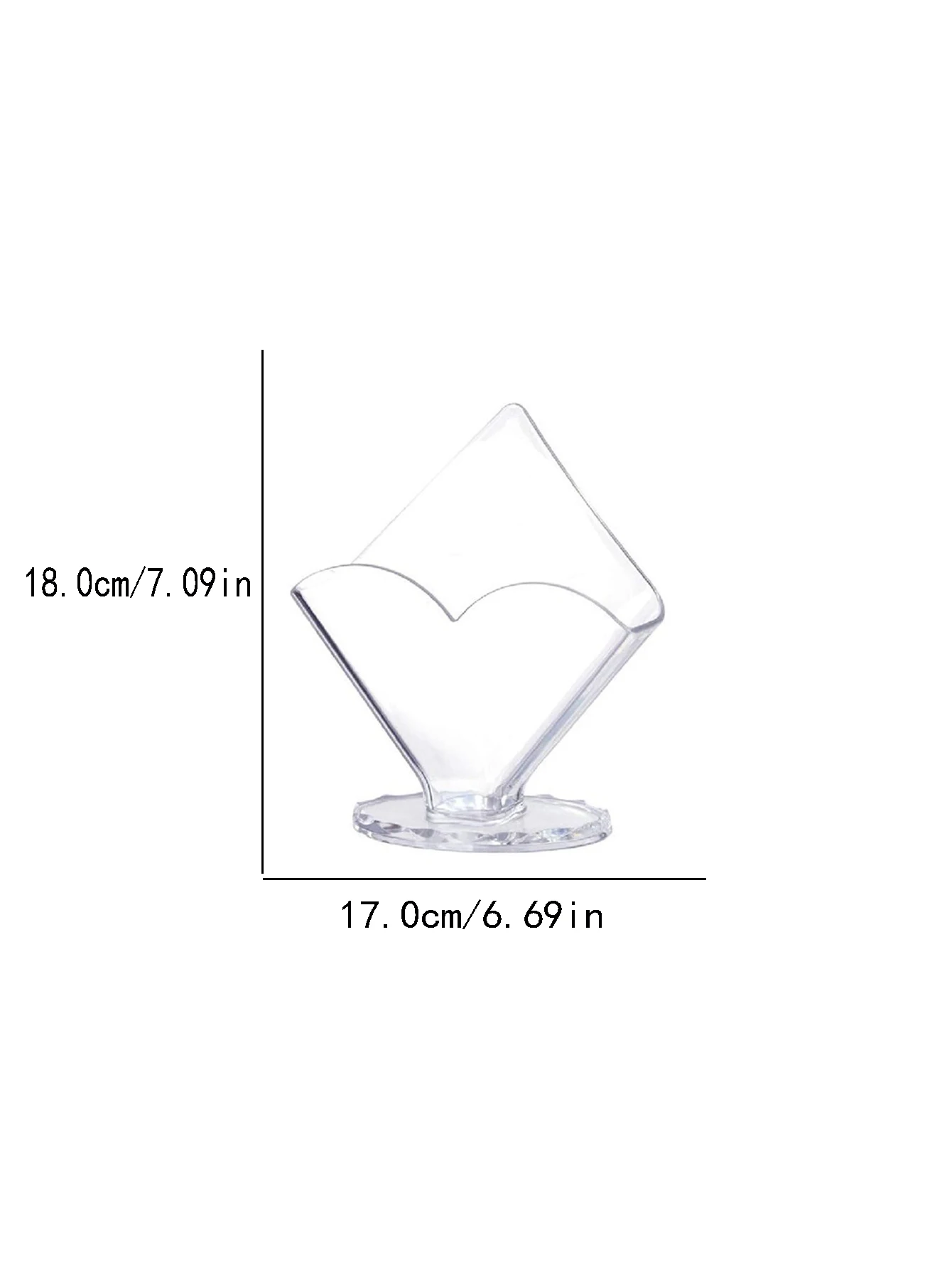 1pc Acrylic vertical napkin holder Hotel restaurant shrink paper towel holder