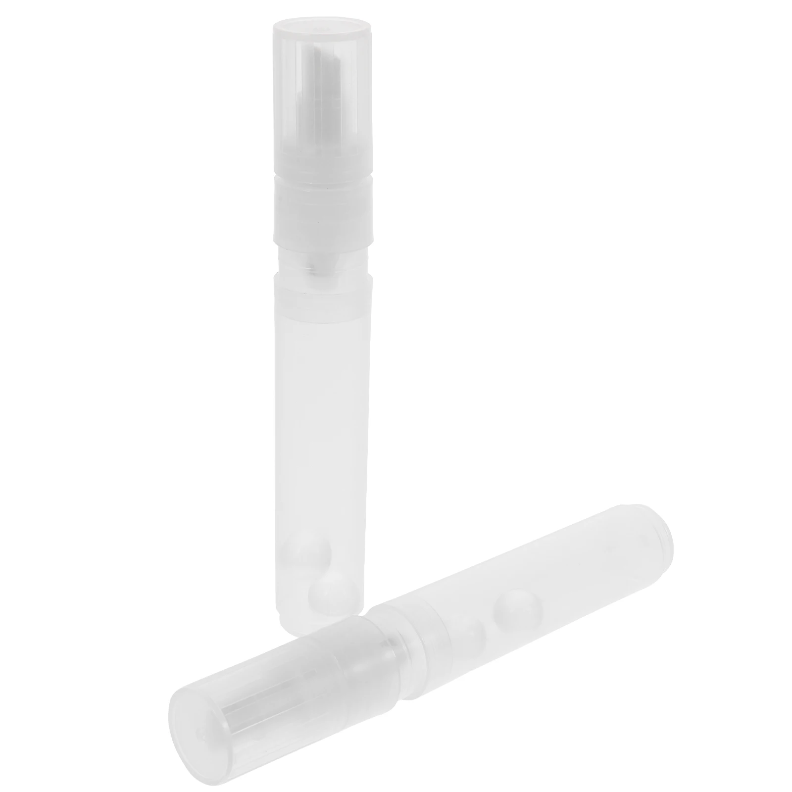 2Pcs Empty Markers Reusable Plastic Shells Durable Note Pens Refillable Covers Students Art Paint Markers Supplies