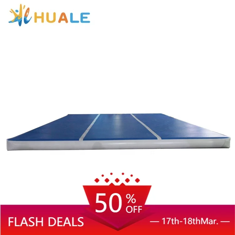 Large Inflatable Air Track Tumbling Mat With Carbon PVC Sides Factory‑Priced For Home Gymnastics Sports Use