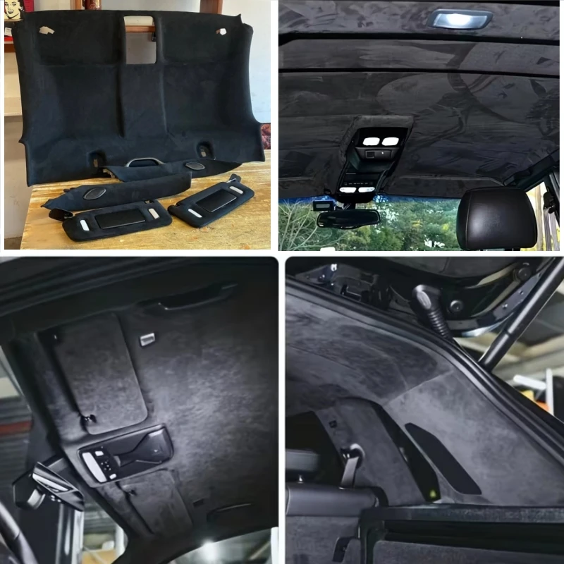 Car Roof Headliner Material Suede Fabric Cloth Sponge Interior Upholstery Trim Lining Ceiling Fabrics for Auto Repair Fabrics