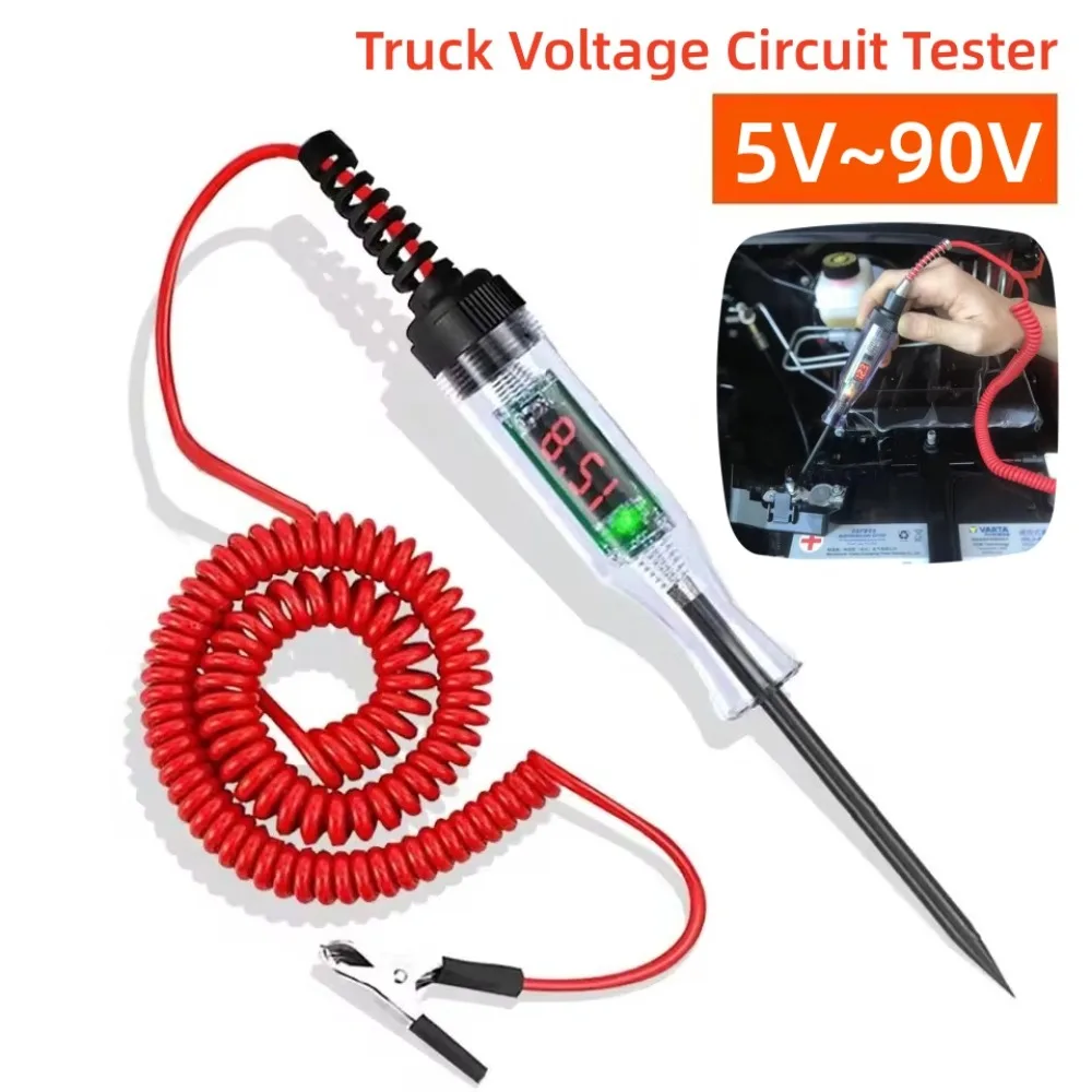 New Car Truck Voltage Circuit Tester Pen 6V 12V for Car Diagnostic Probe Test Pen Light Bulb Electric Measuring Pen Repair Tools