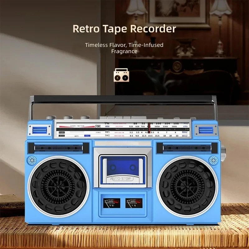 Retro Portable Cassette Tape Player Radio for U Disk Bluetooth Multi Function Tape Player Nostalgic Tape Recorder