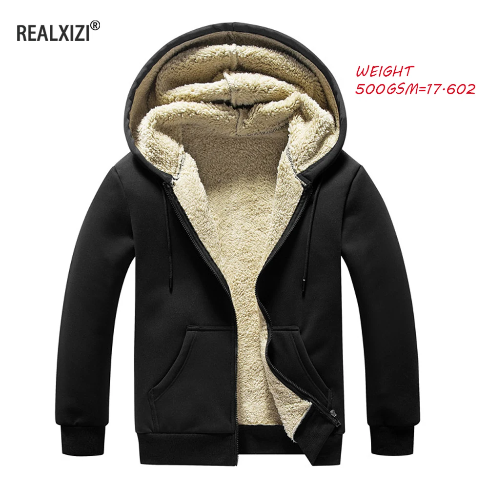 Winter Männer verdicken Hoodies Jacken Reiß verschluss Sweatshirts warme Pullover Männer Frauen 1 stücke Thermo mantel oder Hosen Lamm wolle plus Größe