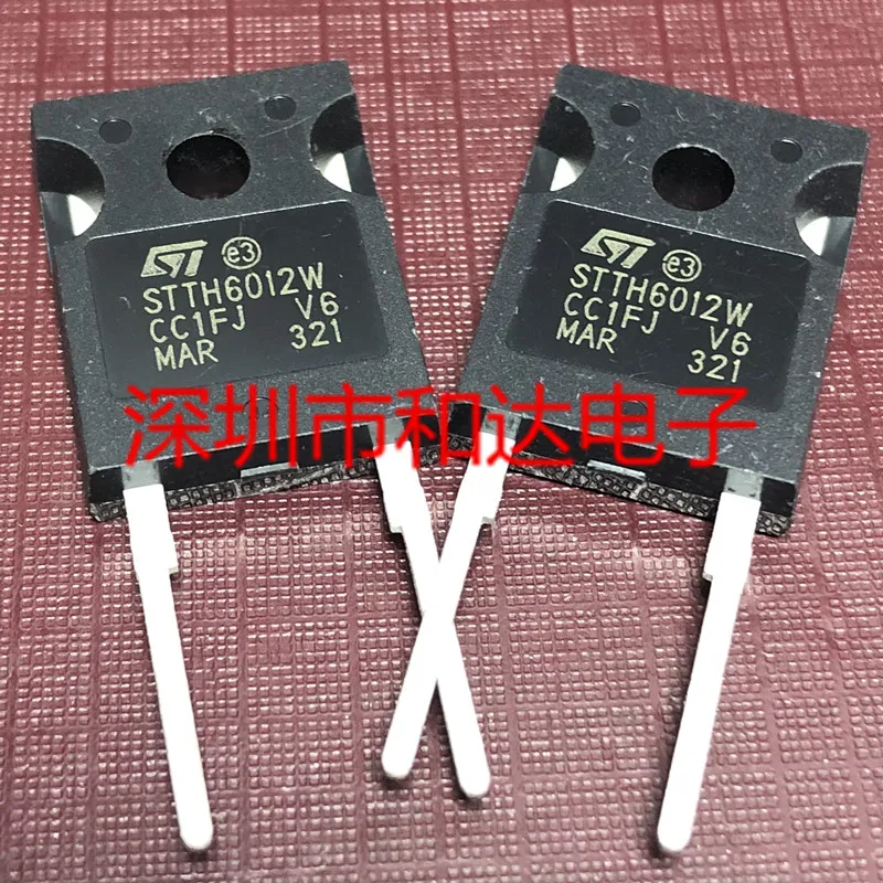 10PCS/Lot STTH6012W  MOS TO-247 1200V 60A   Imported Original New And In Stock 100%Test