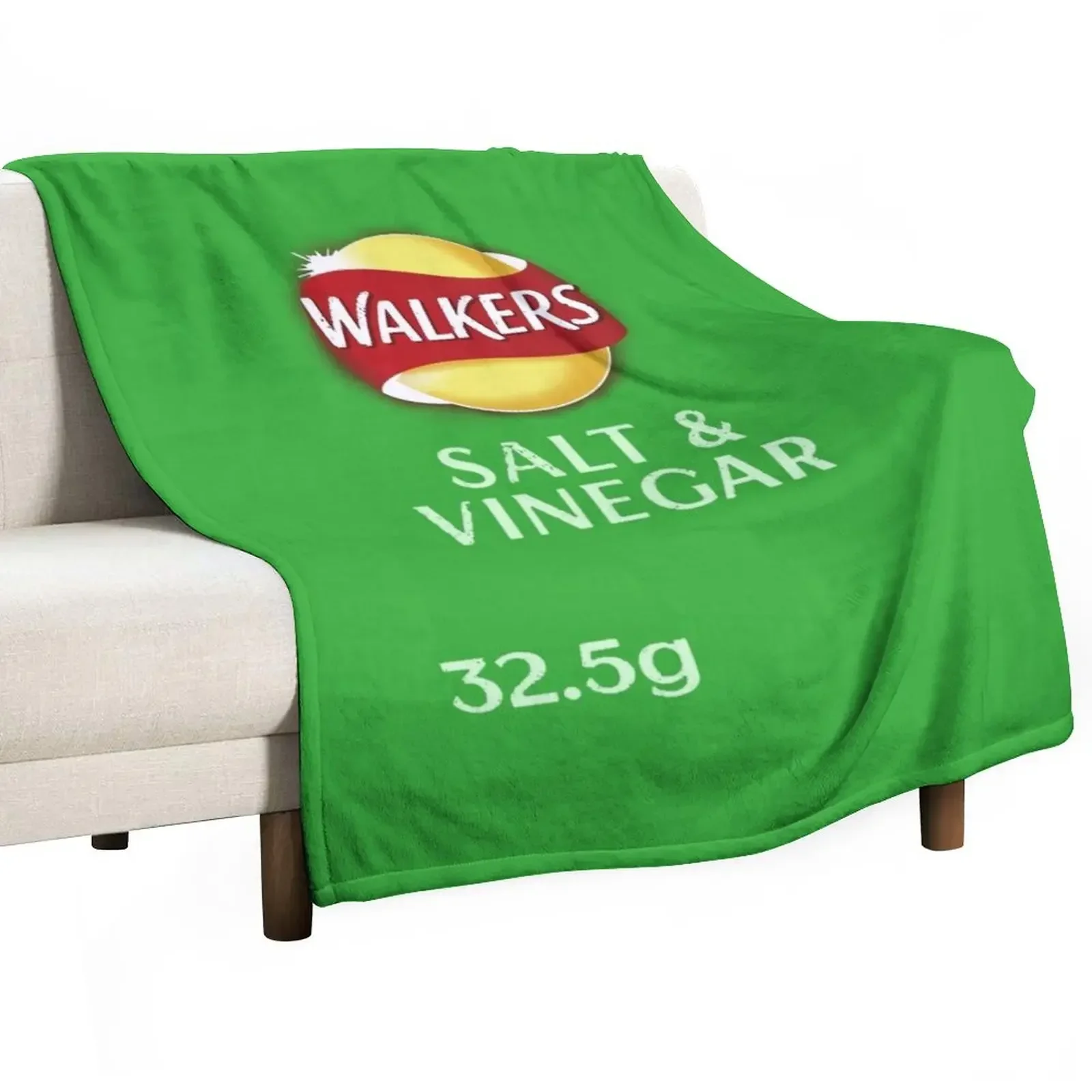 

Walkers Salt & Vinegar Crisps design Throw Blanket Shaggy Thermal cosplay anime Blankets