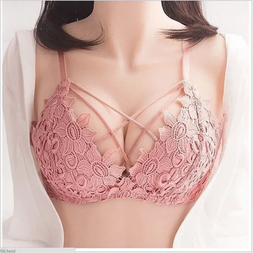 Sexy Women Lace Floral Embroidery Bralette Sexy Lingerie Comfort Seamless Bras for Women Wireless Push Up Bra Underwear Лифчик