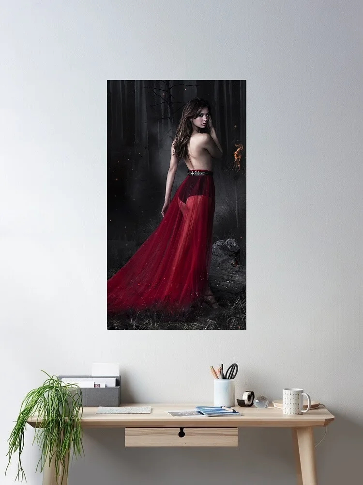 The Vampire Diaries TV Show, Art Print Silk Poster Home Wall Decor