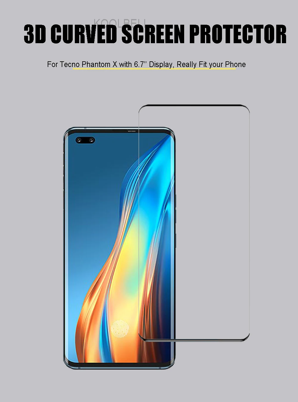 Full Cover Tempered Glass For Tecno Phantom X 3D High Solution Screen Protectors Protective Film Tecno Phantom X2/Phantom X2 Pro