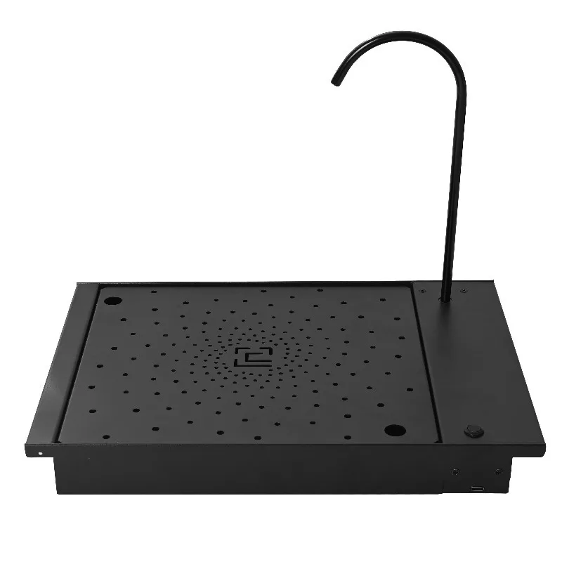 STLF Lightweight aluminum alloy foldable tea tray with water pump, suitable for outdoor camping and activities, modern design, n
