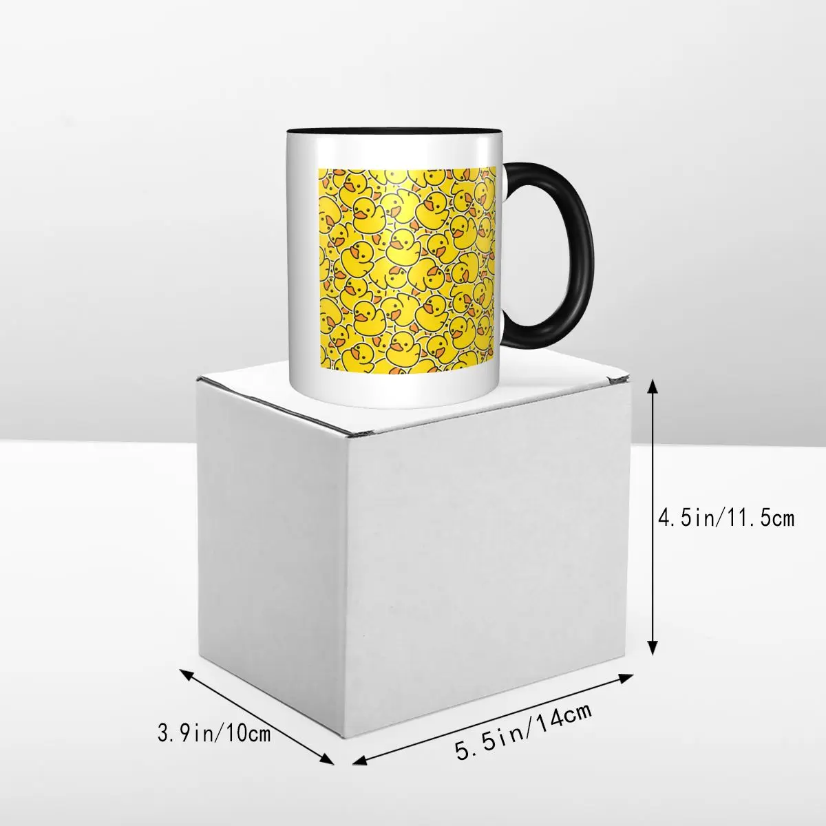 Yellow Classic Rubber Duck Mug Funny Ceramic Coffee Cups Tea Mugs Milk Cup Drinkware Gift for Woman Man
