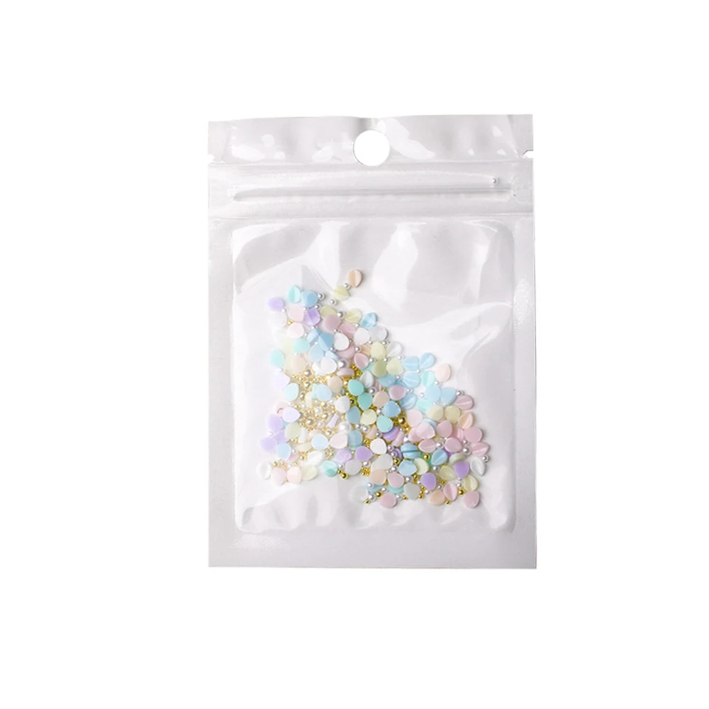1 zak gemengde bloemen kralen nagel charme voor doe-het-zelf acryl bloem nagels steentjes met parels ontwerp schattige bloemen manicure decor