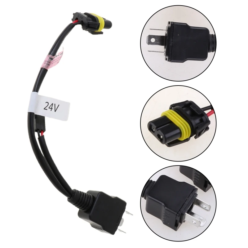 Automotive Parts 12/24V Control Cable Replacement for H4 Hi/Lo Bi-Xenon for HID Bulb