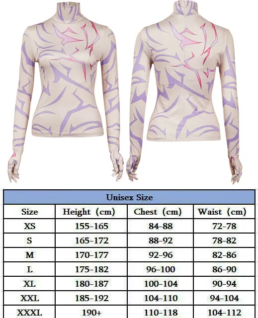 Rumi KPOP Demon Cosplay Hunters 3D Printed Shirt Gloves Costume Jinu Coat Roleplay for Men Women Tops Halloween Carnival Suit - Image 6