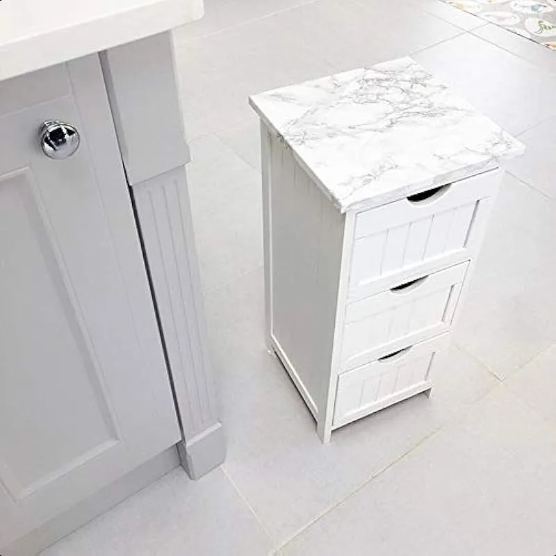 Marble Contact Paper Roll - Self-Adhesive Removable PVC Countertop Kitchen Cabinets Furniture Furniture Waterproof Contact Paper