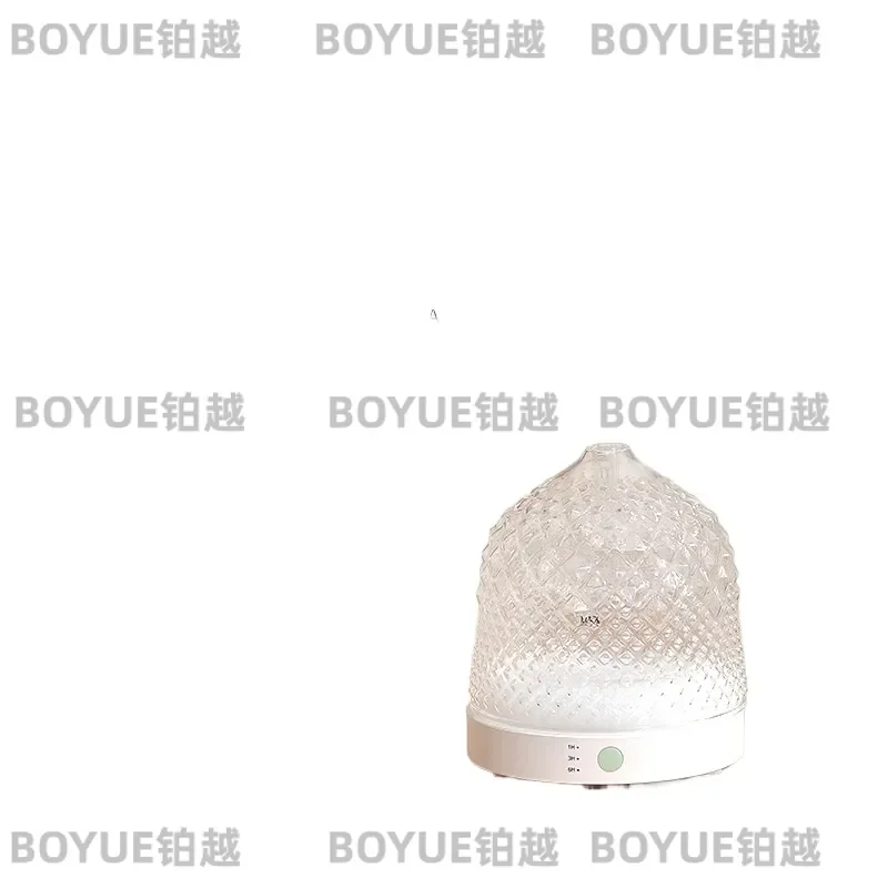 Glass Water Tank Ultrasonic Humidifier Essential Oil Diffuser Aromatherapy Lamp Creative Home Decor for Bedroom Romantic