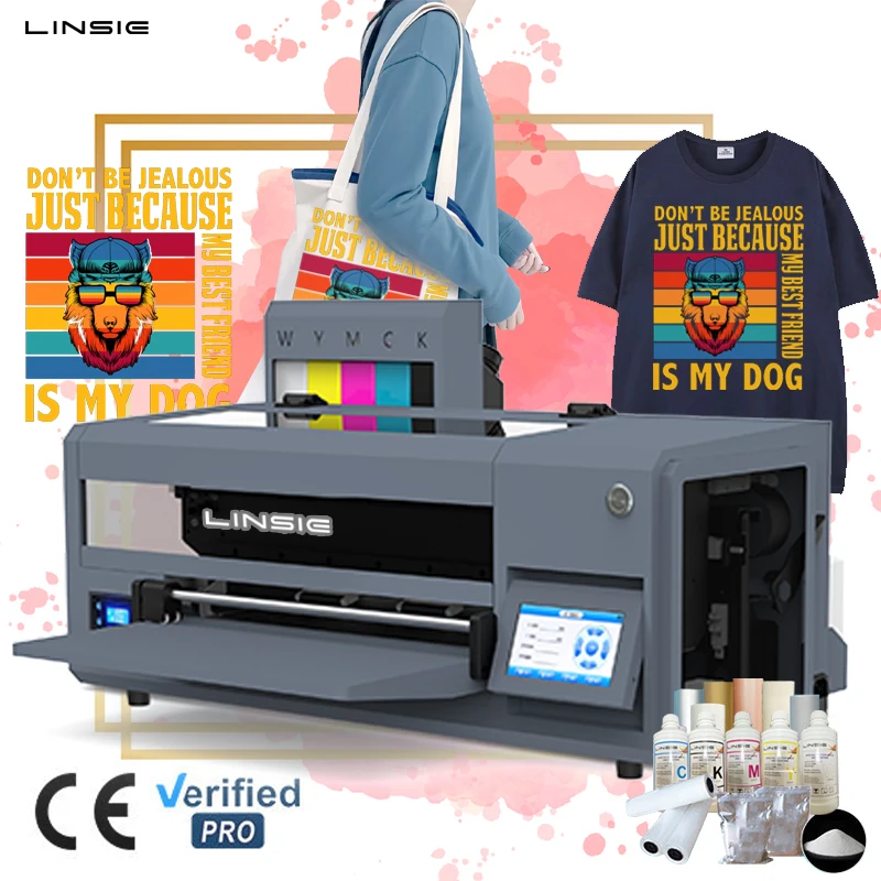 

New DTF XP600 Printer A3 Direct 30cm Film T Shirt Printing Machine With Single Printhead For All Fabrics 1-Year Warranty