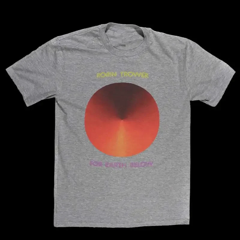 Robin Trower For Earth Below T shirt Classic Sport Gray S 4XL