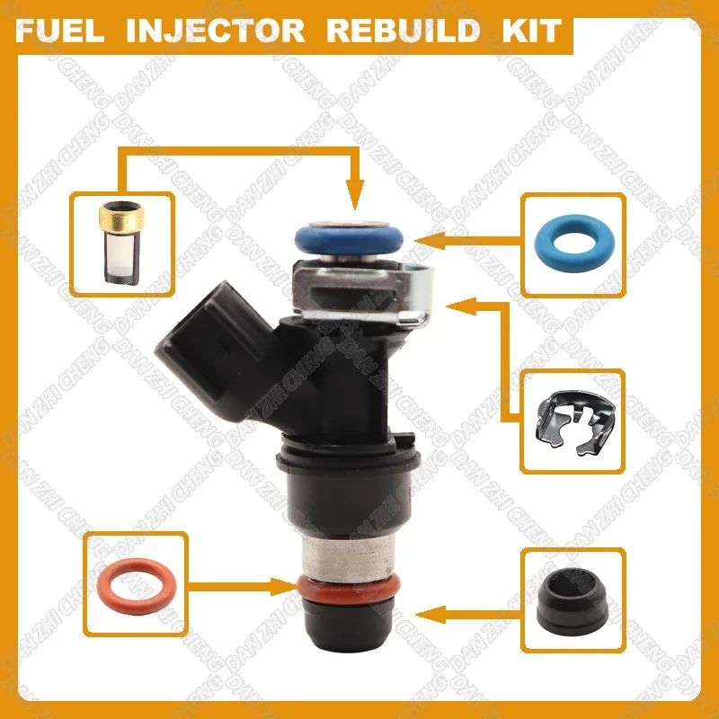 

Fuel Injectors Seals O-Ring Repair For Chevy GMC Buick 4.8-5.3-6-6.2L 217-1621 12580681 New