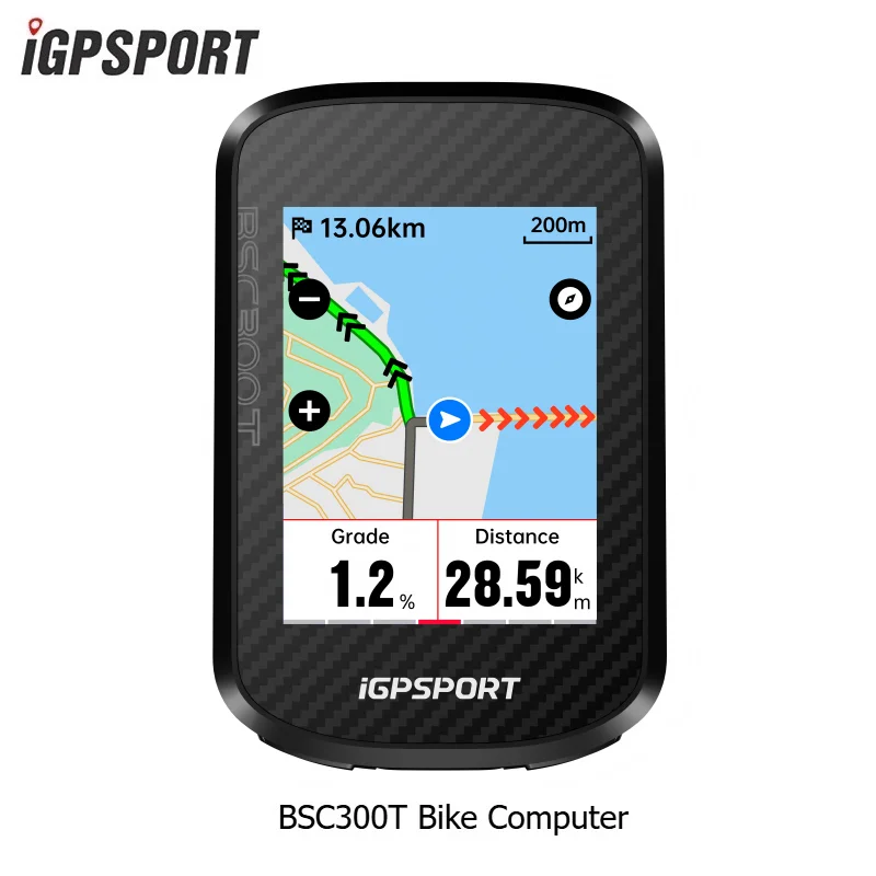 iGPSPORT BSC300T Route Navigation Bicycle GPS Computer Wireless